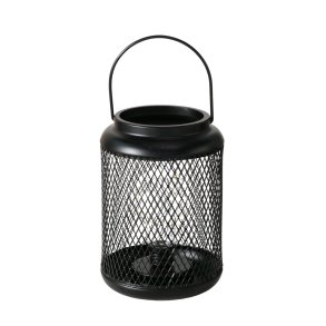 TRENDY BATTERI LAMPE, SVART, H 18 CM