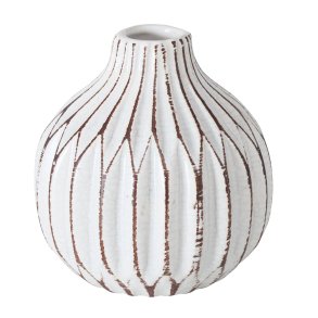 TRENDY VASE KREMHVIT, 11 x 11 CM