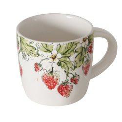 STORT H�NDLAGET KRUS MED JORDB�R MOTIV, 450 ML