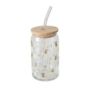KOSELIG PARTY KRUS MED BIER OG BLOMSTER, 450 ML