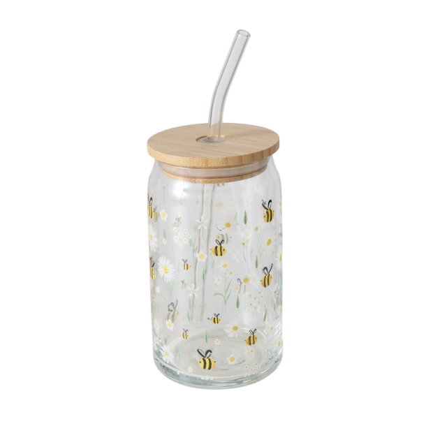 KOSELIG PARTY KRUS MED BIER OG BLOMSTER, 450 ML