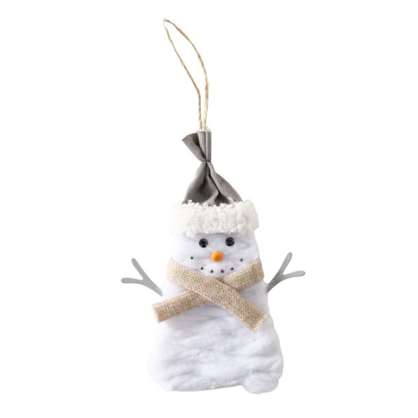 KOSELIG SNMANN MED OPPHENG, H 17 CM