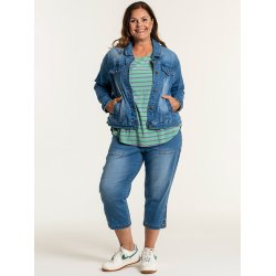 TFF DONGERI JAKKE, BOMULL OG VISCOSE MED STRETCH