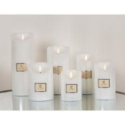 VAKKERT LEDLYS, HVIT,, 7 X 15 CM MED TIMER. (FJERNKONTROLL FS KJPT SEPARAT)