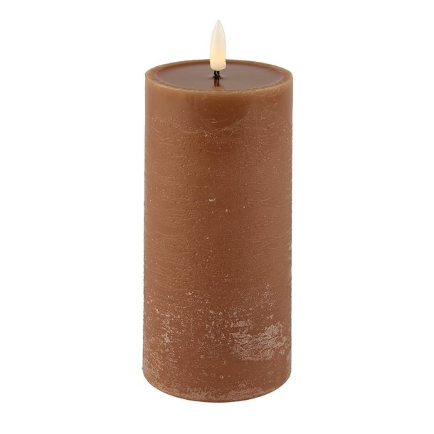 NYDELIG LEDLYS, COFFEE, 7,4 X 15 CM