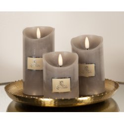 VAKKERT LEDLYS, SAND,, 7 X 15 CM MED TIMER. (FJERNKONTROLL FS KJPT SEPARAT)