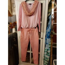 BUKSE MED SUPER STRETCH, VISCOSE, BABY ROSA