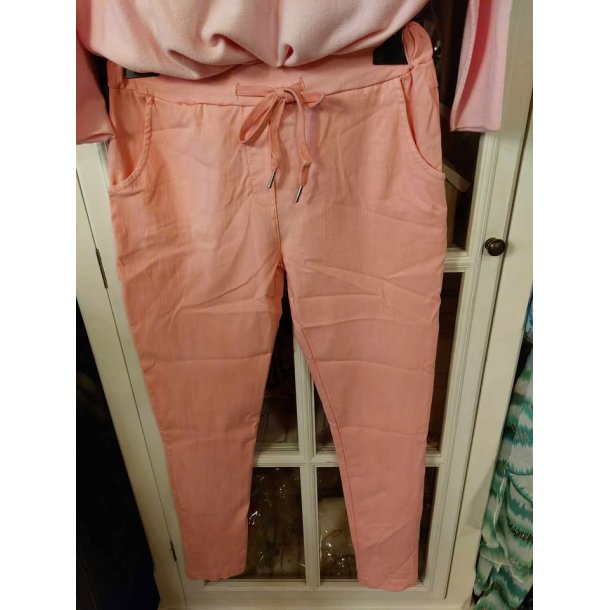 BUKSE MED SUPER STRETCH, VISCOSE, BABY ROSA