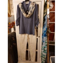 BUKSE MED SUPER STRETCH, VISCOSE, SAND