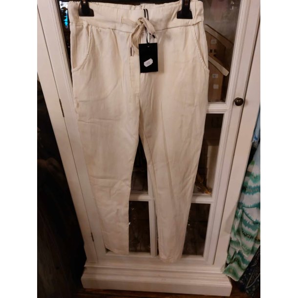 BUKSE MED SUPER STRETCH, VISCOSE, SAND