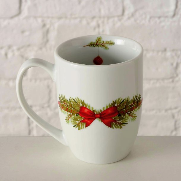 NYDELIG KRUS MED JULEMOTIV, PORSELEN, 330 ML