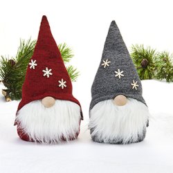 KOSELIG NISSE I FILT, RD, H 30 CM