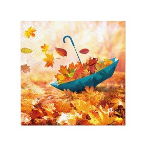 NYDELIG SERVIETT MED H�ST MOTIV, LUNCH