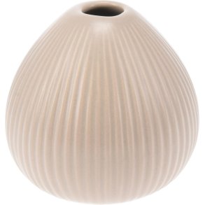 SKJ�NN KERAMIKK VASE, H 10 CM, BEIGE