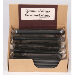 GAMMELDAGS KARAMELL STANG MED SMAK AV SALT LAKRIS, 100 GR.
