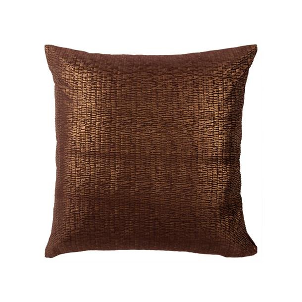 LEKKERT PUTETREKK, BRUN, MYK VELOUR, 45 X 45 CM