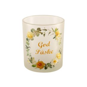 DET STESTE LYSGLASS MED PSKEMOTIV, 8 X 9 CM