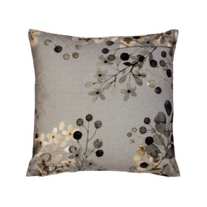 NYDELIG VELUR PUTETREKK, GR MED MNSTER, 45 X 45 CM