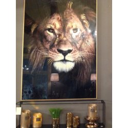 EKSKLUSIVT BILDE MED L�VEMOTIV, TEMPERERT GLASS, 70 X 105 CM