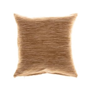 LEKKERT PUTETREKK I BOMULL, 45 x 45 CM, SENNEP