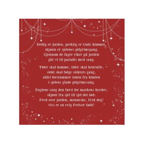 JULESERVIETT MED TEKST 