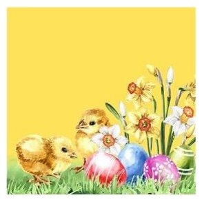 NYDELIG SERVIETT, KYLLING I EGG, LUNCH