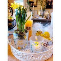 DET STESTE LYSGLASS MED PSKEMOTIV, 8 X 9 CM