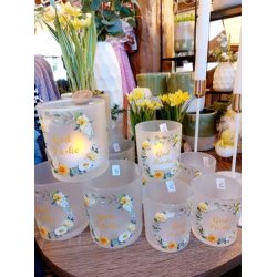 DET STESTE LYSGLASS MED PSKEMOTIV, 8 X 9 CM