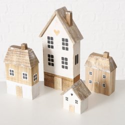 STILIG TREHUS, H 13 CM