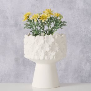 NYDELIG VASE, HVIT, H 15 CM