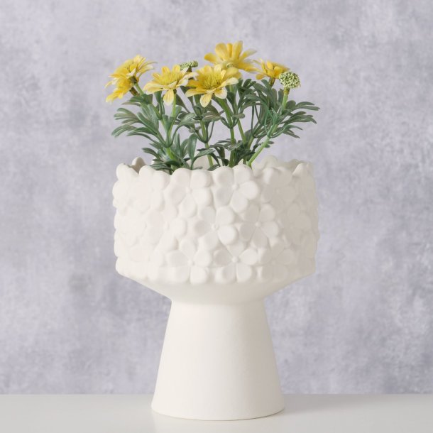 NYDELIG VASE, HVIT, H 15 CM