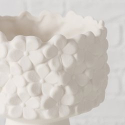 NYDELIG VASE, HVIT, H 15 CM