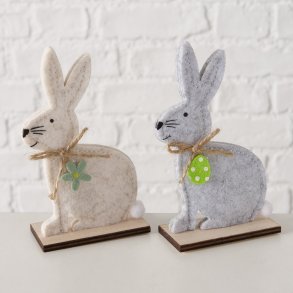 KOSELIG PSKEHARE, H 12,5 CM, BEIGE