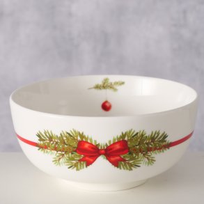 NYDELIG BOLLE MED JULEMOTIV, PORSELEN, 500 ML