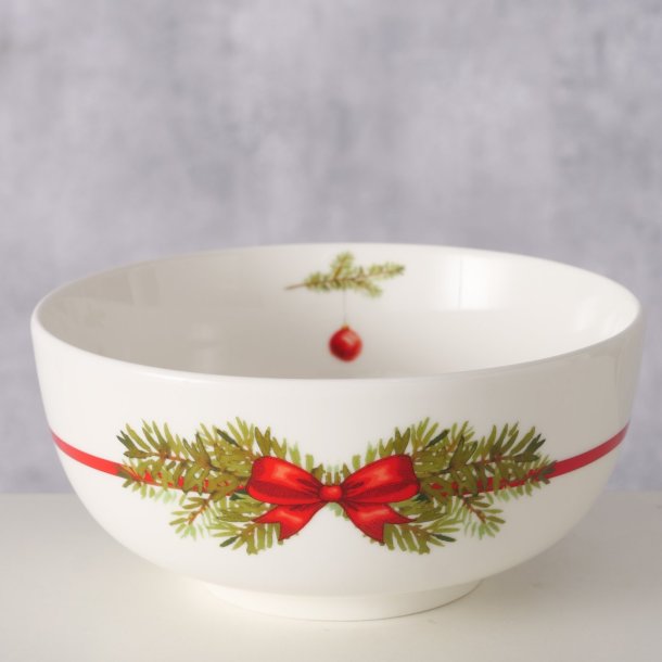 NYDELIG BOLLE MED JULEMOTIV, PORSELEN, 500 ML