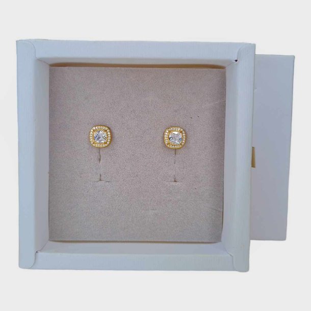 LEKKER REPYNT, GULLFARGET, FIRKANTET MED BLING