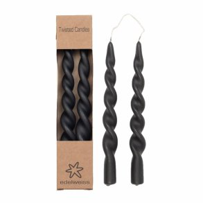 2 PK. SNURRELYS, SVART, 2 X 23 CM