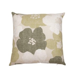 NYDELIG PUTETREKK MED GR�NNE BLOMSTER, 48 X 48 CM