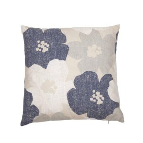 NYDELIG PUTETREKK MED BL� BLOMSTER, 48 X 48 CM