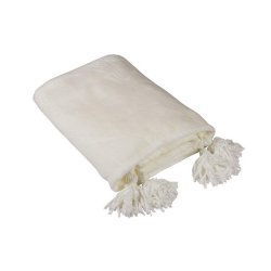 LEKKERT, MYKT PLEDD NOAH, OFFWHITE, 130 x 150 CM