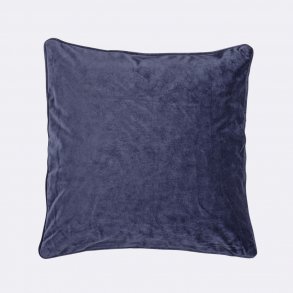 LEKKERT PUTETREKK, MARINEBL, MYK VELOUR, 45 X 45 CM