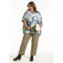 VAKKER OVERSIZED MNSTRET BLUSE, VISCOSE