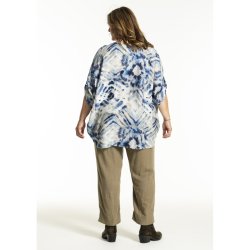 VAKKER OVERSIZED MNSTRET BLUSE, VISCOSE