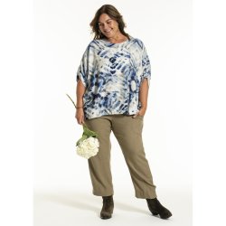 VAKKER OVERSIZED MNSTRET BLUSE, VISCOSE