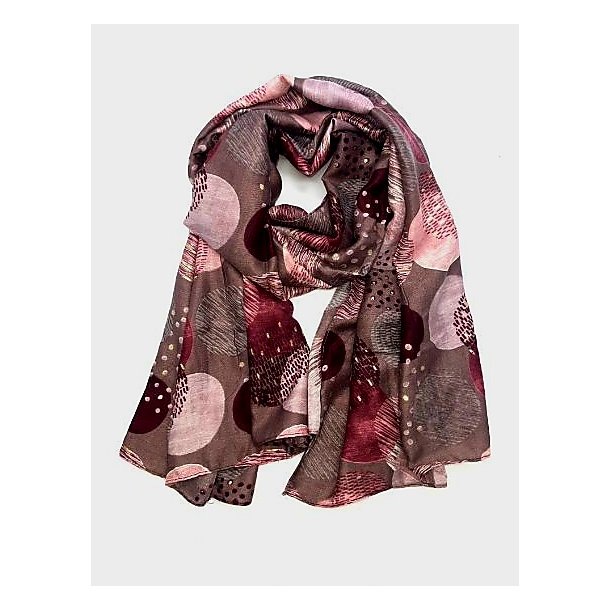 NYDELIG LETT SKJERF I BURGUNDER