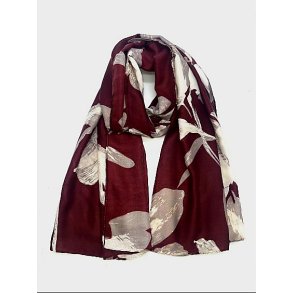  NYDELIG LETT SKJERF I BURGUNDER