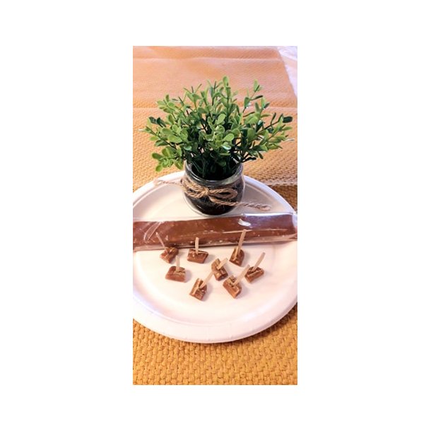 GAMMELDAGS KARAMELL STANG MED FLTE, MANDEL OG HAVSALT, 100 GR., UTSOLGT!