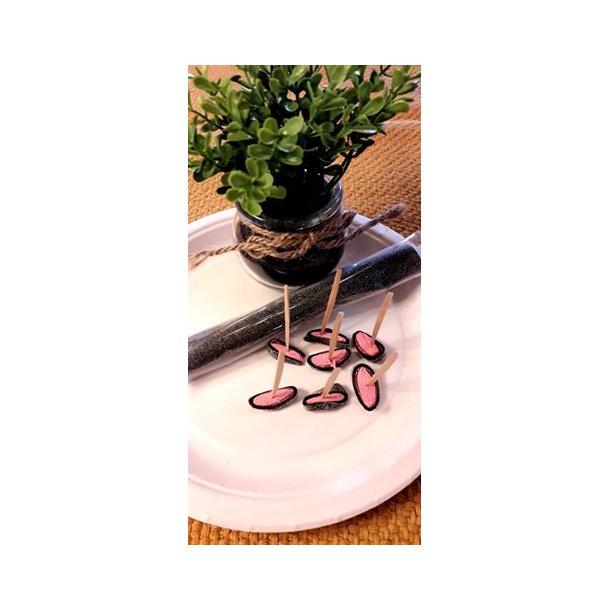 FYLT LAKRIS STANG, SALT LAKRIS OG BRINGEB�R, 50 GR.