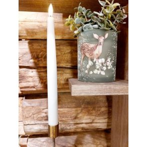 LED KRONELYS, HVIT, H 29 CM