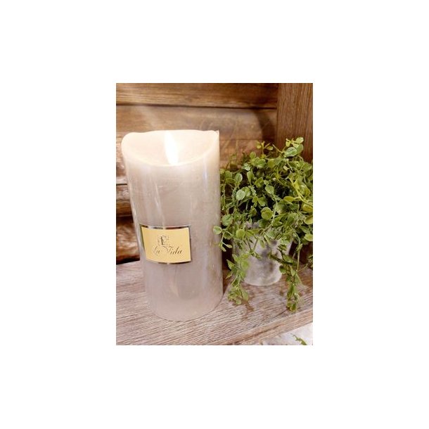 VAKKERT LEDLYS, SAND,, 7 X 15 CM MED TIMER. (FJERNKONTROLL FS KJPT SEPARAT)